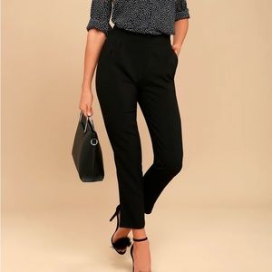 Lulus High-Waisted Trouser Pants